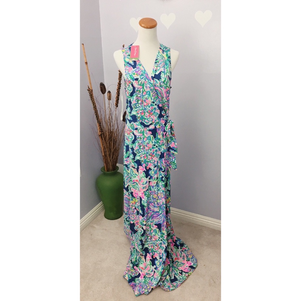 Lilly Pulitzer Maxi Wrap Dress NWT